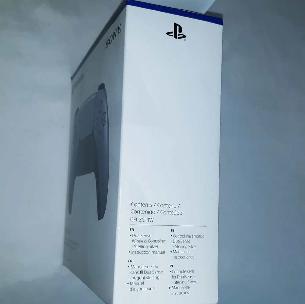 PS5 Dual Sense Sterling Silver Wireless Next Gen Controller